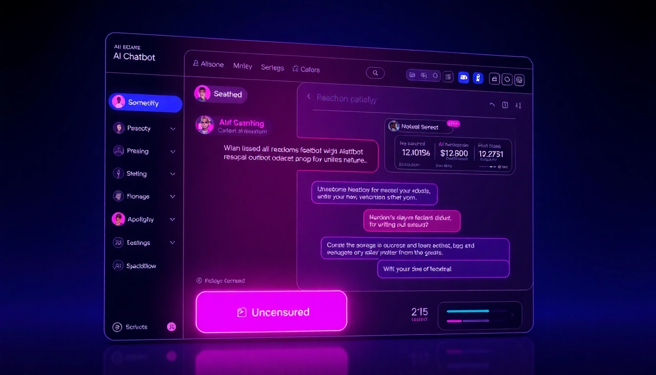 Vibrant scene showing a powerful nsfw ai generator no limit interface with uncensored AI visuals, emphasizing unrestricted creativity and vivid details for a dynamic user experience.